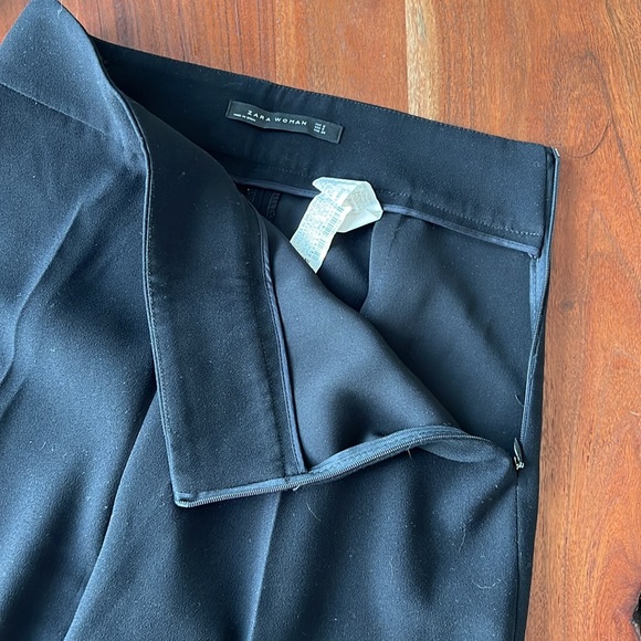 Zara Wide Leg Gaucho Cropped Pant - Picture 5 of 5